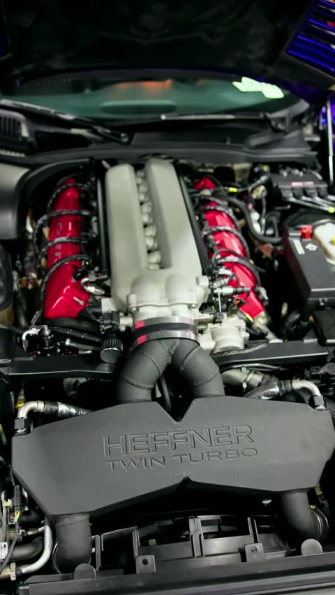 Twin-turbo engine bay build